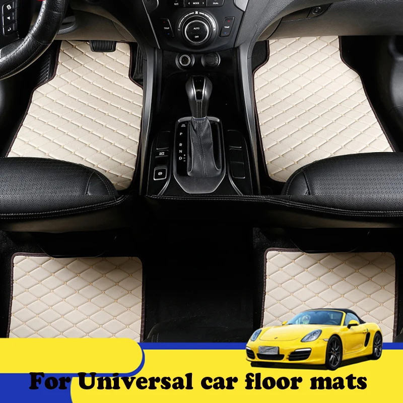 Auto-tepih za pod od PVC Kože, vodootporna, ne zagađuje auto oprema, pogodna za toyotinih modela